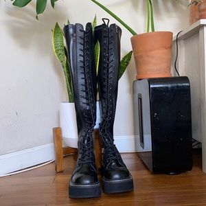 Demonia Over the Knee Boots